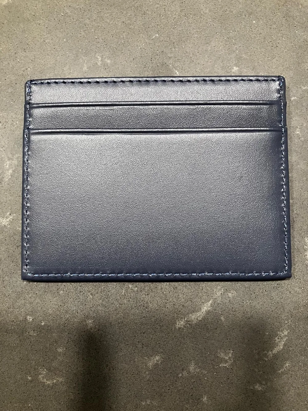 TAG Heuer Navy Leather Card Wallet